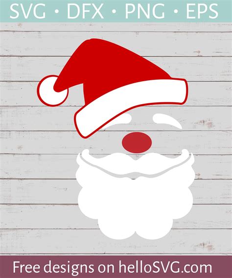 Santa Claus #1 SVG - Free SVG files | HelloSVG.com