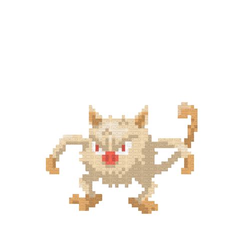 Mankey Pixel Art, pokémon , primeape , monkey , jump , pig , mankey - GIF animado grátis - PicMix