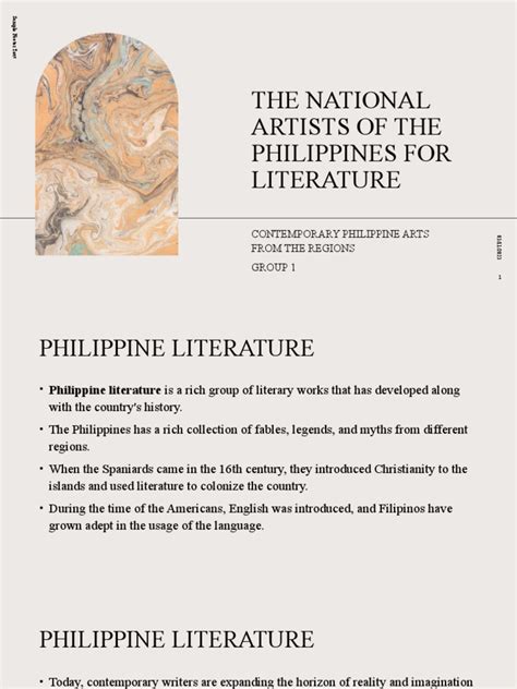 The National Artists of The Philippines For Literature | PDF | Philippines