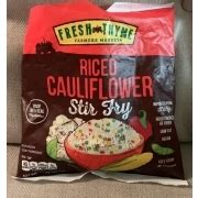 Fresh Thyme Farmers Market Rice Cauliflower Stir Fry: Calories, Nutrition Analysis & More ...
