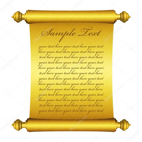 Gold scroll — Stock Vector © yuliaglam #8000694