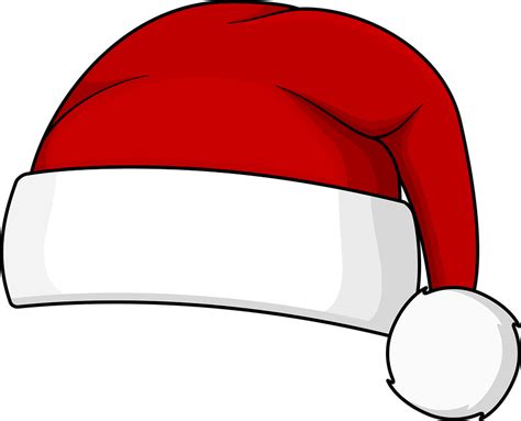 Download Santa Hat, Christmas, Red Cap. Royalty-Free Vector Graphic - Pixabay