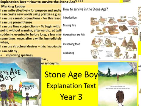 Stone Age Boy by rehanafazil | Teaching Resources