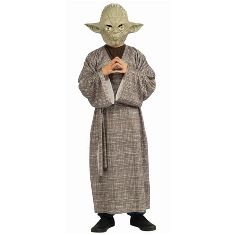 Boy's Deluxe Yoda Halloween Costume - Star Wars Classic - Walmart.com ...