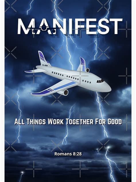 "MANIFEST Flight 828" Poster by inspiringverse | Redbubble