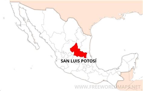 San Luis Potosí Map