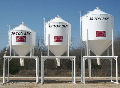 Overhead Feed and Grain Bins - Livestock Equipment - GoBob Pipe and Steel