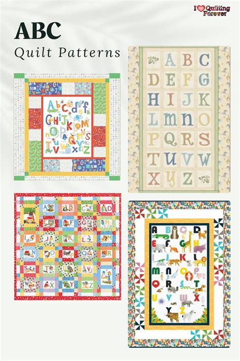 Top 6 Free ABC Quilts Your Child Will Love (+9 Bonus Patterns For Sale) - I Love Quilting Forever