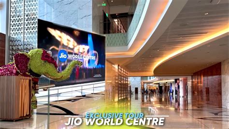 Jio World Centre EXCLUSIVE Inside Tour - 4K | Dhirubhai Ambani Square ...