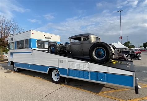 Winnebago Chieftain Ramp Truck Conversion Is Half RV, Half Hot Rod Hauler - autoevolution