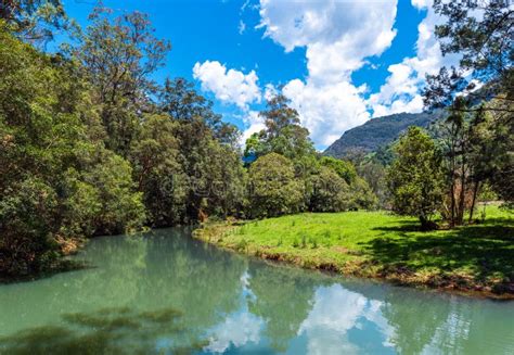 River Landscape View, Gold Coast, Queensland, Australia Stock Photo ...