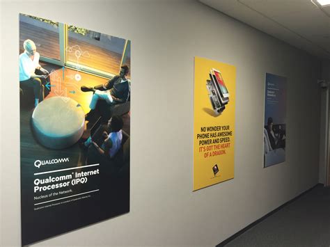 Laminated Project Posters in Irvine, CA for Qualcomm, Inc – Custom ...