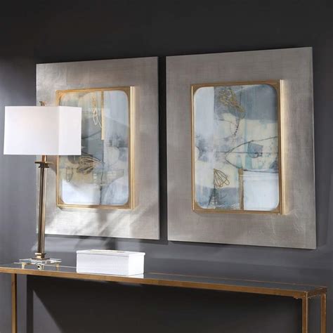 Uttermost Gilded Whimsy 36 1/2" High 2-Piece Framed Wall Art Set ...