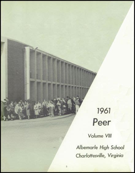 Explore 1961 Albemarle High School Yearbook, Charlottesville VA ...