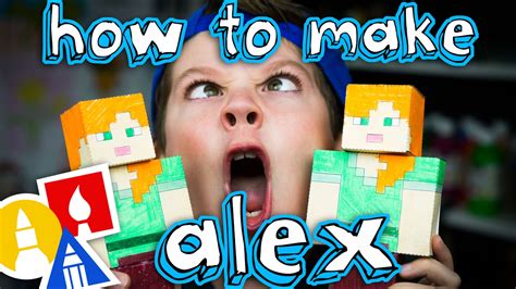 How To Make Papercraft Alex From Minecraft #76