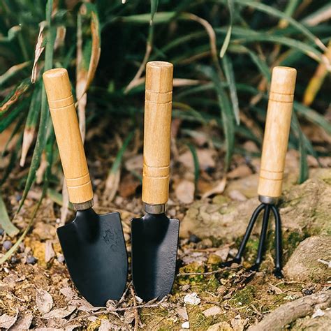 3PC/set Mini Garden Hand Tool Kit / Plant Gardening Shovel Spade Rake ...