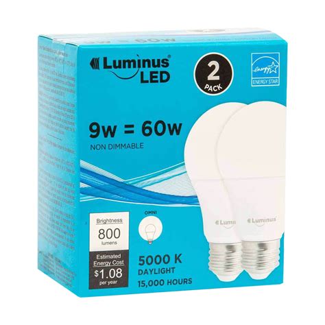 Luminus LED Light Bulb (2 Pack) | UFA