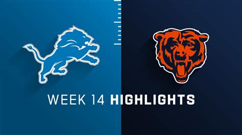 Detroit Lions vs. Chicago Bears highlights | Week 14