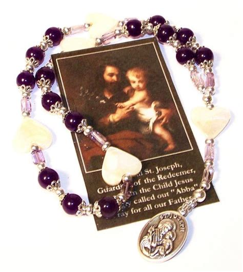 Chaplet of St. Joseph Patron Saint of Families Fathers | Etsy | Patron ...