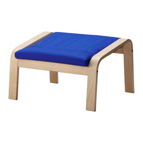 IKEA Poang POÄNG Footstool CUSHION Granan BLUE Ottoman Cover Granån