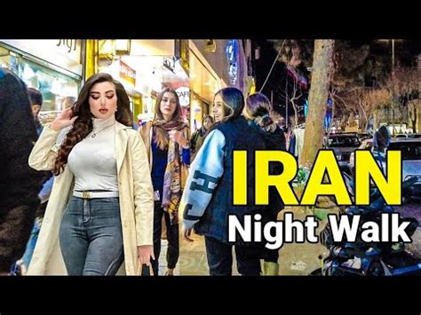 Night Walk In Luxury Neighborhood | New Street Style Girls and Boys | Real Iran | Iran Vlog 2023 ...