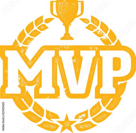 Most Valuable Player MVP Award Stock Vector | Adobe Stock