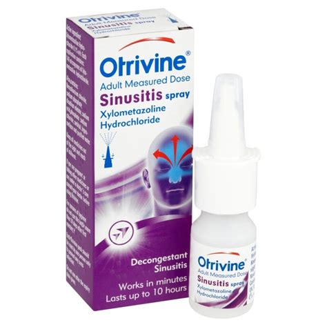 Buy Otrivine Adult Measured Dose Sinusitis Relief Nasal Spray 10ml