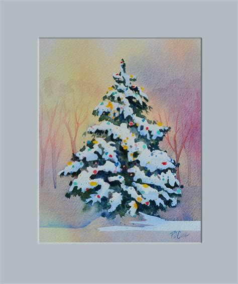 Christmas Tree Painting - P.J. Cook Artist Studio | Christmas tree painting, Tree painting ...