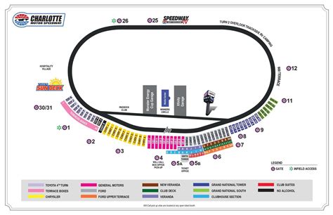 Charlotte Motor Speedway Seating Chart 2024 - Gaye Pearle