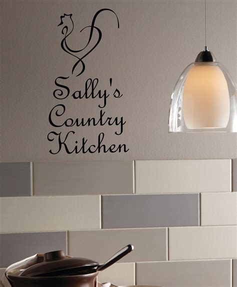 Custom Country Kitchen Wall Decal Item - Trading Phrases