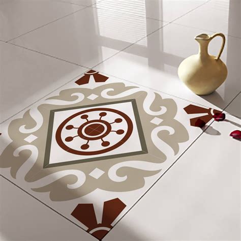 Floor Tile Decals/Stickers, Vinyl Decals, Vinyl Floor, Self Adhesive ...