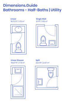 Half bath | Bathroom layout plans, Bathroom dimensions, Bathroom layout