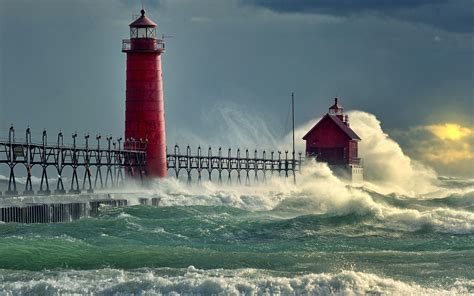 Lighthouse Storm Wallpapers - Top Free Lighthouse Storm Backgrounds ...