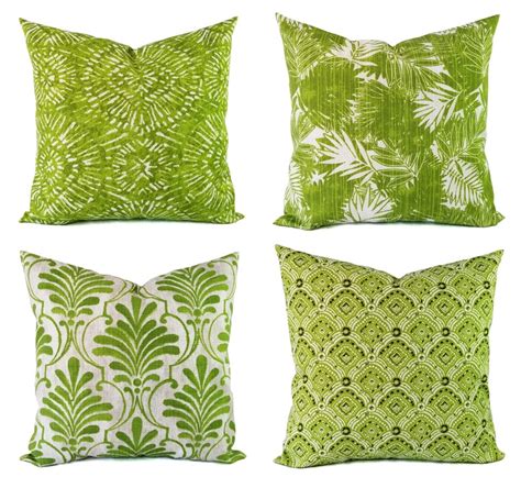 Outdoor Pillow Covers Green Pillow Green Pillow Cover - Etsy