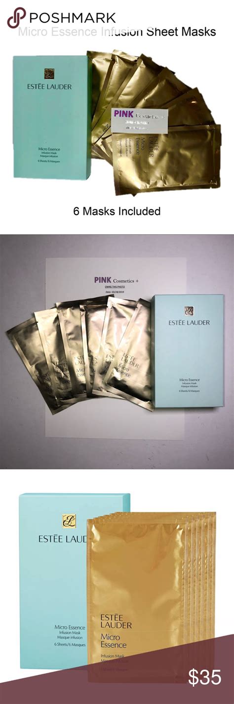 Estee Lauder Micro Essence Infusion Masks 6 count Estée Lauder Micro Essence Infusion Sheet ...