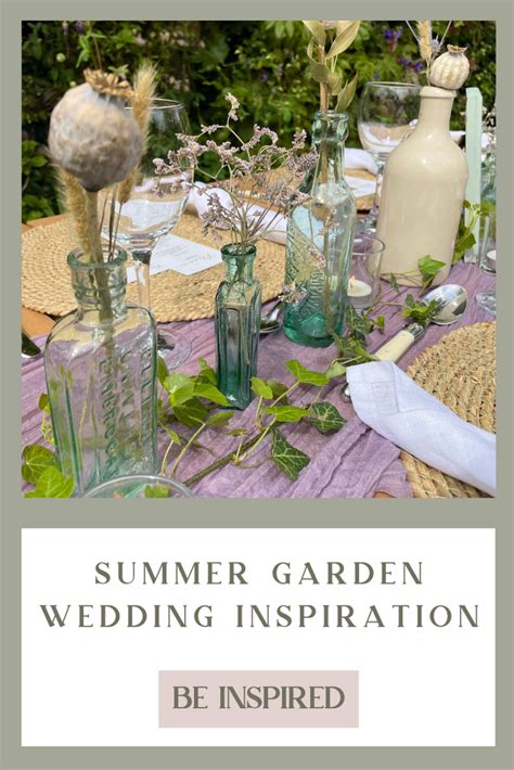 Summer Garden Wedding Inspiration – Confetti Sweethearts | Wedding ...