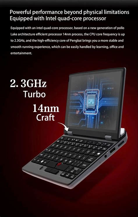 2023 Portable Mini Laptop Wins 11 7 Inch Touch Screen Office Notebook ...