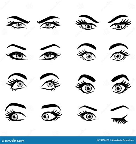 Set Of Cartoon Eyes. | CartoonDealer.com #74250169