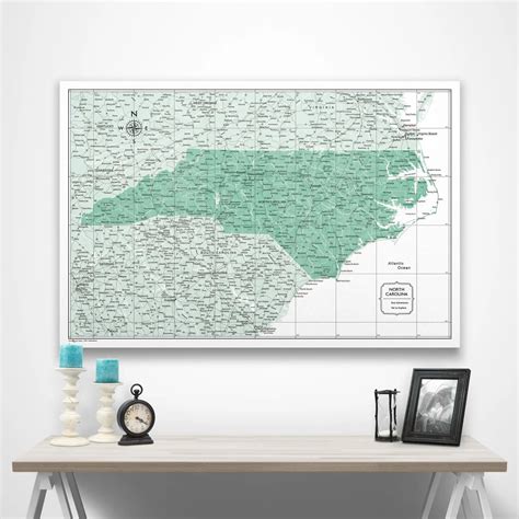 North Carolina Poster | Board | Conquest Maps