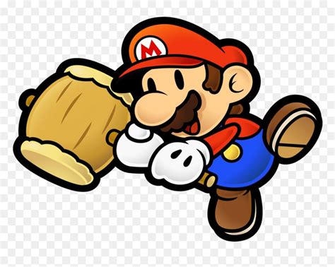 Thumb Image - Paper Mario With Hammer, HD Png Download - vhv