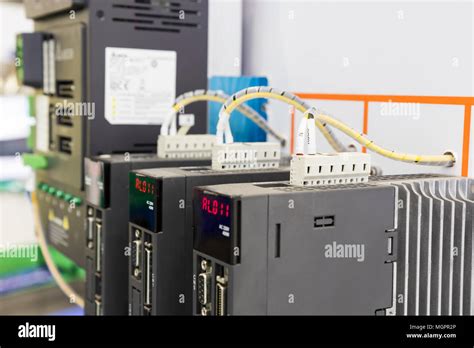 the PLC Controller for industrial machine ; close up Stock Photo - Alamy