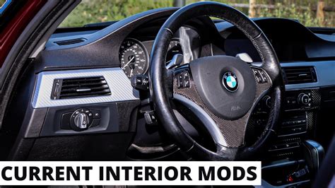 All THE INTERIOR MODS IN MY BMW E90 - YouTube