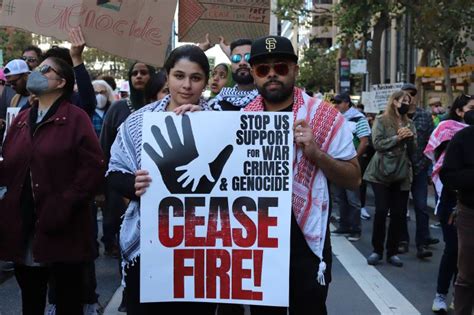 The Art of Protest in San Francisco: 5 Messages From the Gaza Rally | KQED