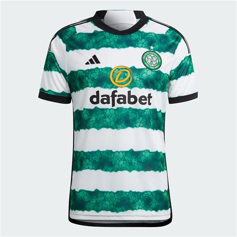 stefanssoccer.com:adidas Celtic 23/24 Home Jersey - White / Green