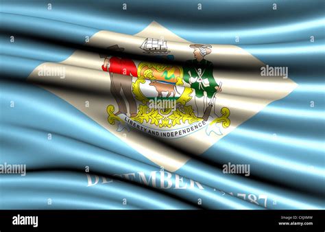 Flag of Delaware Stock Photo - Alamy