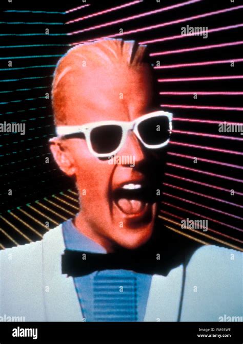 Studio Publicity Still from "Max Headroom" Matt Frewer 1987 All Rights Reserved File Reference ...