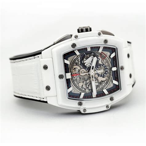 Hublot Spirit of Big Bang White Ceramic Watch 601.HX.0173.LR for $17,500 • Black Tag Watches Pre ...