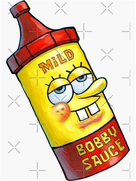 " Mild Bobby Sauce " Sticker for Sale by artsylab | Redbubble