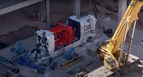 Tesla Gigafactory Texas' first Giga Press takes form at incredible pace