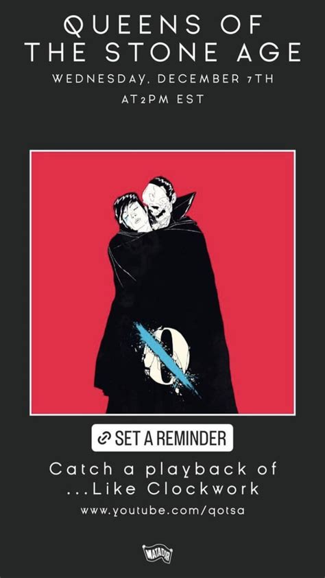 Like clockwork listening party : r/qotsa